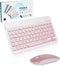 Bluetooth Keyboard and Mouse Combo,Ultra Slim Rechargeable Portable Wireless Keyboard Mouse Set Compact for Android Windows Tablet Cell Phone iPho...