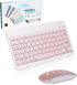 Bluetooth Keyboard and Mouse Combo,Ultra Slim Rechargeable Portable Wireless Keyboard Mouse Set Compact for Android Windows Tablet Cell Phone iPho...