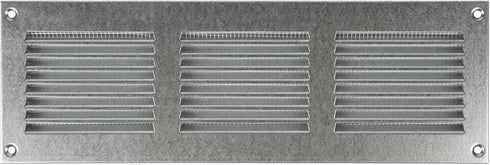 Vent Systems 12'' x 4'' Inch - Galvanized - Air Vent Cover Metal Air Return Grill with Built in Pest Guard Screen HVAC Vent Cover for Home Improve...