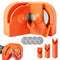 Drill Bit Sharpener for All Bits, Multipurpose Drill Bit Grinding Sharpener with 4 Grinding Wheels, Drill Machine Blade Sharpening Tool for Carbid...
