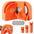 Drill Bit Sharpener for All Bits, Multipurpose Drill Bit Grinding Sharpener with 4 Grinding Wheels, Drill Machine Blade Sharpening Tool for Carbid...