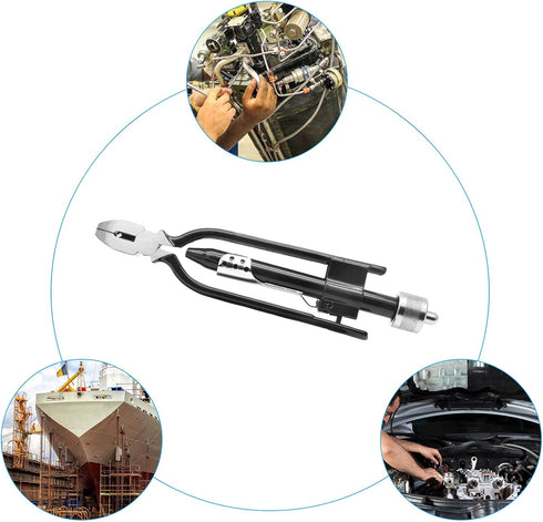 6 Inch Safety Wire Twist Pliers, Aircraft Wire Pliers Aviation Reversible Wire Twister Tool Industry Grade Electrical Pliers Auto Lock Fuse Pliers...
