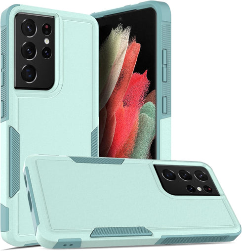 for Samsung Galaxy S24 Ultra Case: Dual Layer Protective Heavy Duty Cell Phone Cover Shockproof Rugged with Screen Protector - Military Protection...