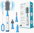 Electric Bottle Brush Cleaner with Rechargeable, Cleaning for Baby/Water/Wine/Thermos Bottles, Waterproof 2 Nipple and Straw Silicone Brush 1500mA...