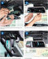 JoyTutus Bling Car Rear View Mirror, Interior Clip-on Wide Angle Rear View Mirror to Reduce Blind Spot...