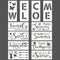 Arteza Stencils for Painting, 12 Unique Holiday Designs, 15.9 x 13.78 Inches, Thick Plastic Holiday Stencils, Art Supplies for Christmas Parties, ...