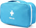 First Aid Bag First Aid Kit Empty Medical Storage Bag Red Trauma Bag for Emergency First Aid Kits Car Workshop Cycling Outdoors (Blue Handle)...