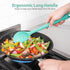 13.3" Solid Cooking Spoon: U-Taste 600ºF Heat Resistant Kitchen Mixing Spoon, Food Grade Nonstick Long and Large Rubber Soup Utensil for Serving, ...