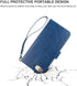 Bocasal for iPhone SE (2022)/SE (2020)/8/7 Wallet Case with Card Holder PU Leather Magnetic Detachable Kickstand Shockproof Wrist Strap Removable ...