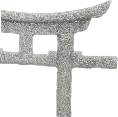 Garden Micro Landscape Chinese Decorations Outdoor Figurines Mini Planter Pots Pagoda Torii Gate Ornament Miniature Torii Gate Simulation Ornament...
