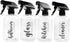 Cornucopia Plastic Cleaning Spray Bottles with Labels (Set of 4); 16oz Refillable Trigger Sprayers w/ 3 Settings and Farmhouse Script Labels...