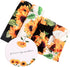 Galabloomer Receiving Blanket Headband Set Flower Print Baby Swaddle Receiving Blankets Sunflower...