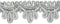 Trims by the Yard Delicia Decorated Gimp Trim | Metallic Silver| (20 yard cut)...