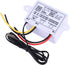 Oumefar Temperature Controller, XH-W3001 DC 110V-220V 1500W 10A Digital Temperature Controller Thermostat Switch with Waterproof Sensor Probe Elec...