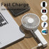 Battery Operated Portable Fan, Mini Rechargeable Handheld Fan,Small Foldable Fan,Quiet but Powerful Desk Fan Up to 10 hrs Operated Makeup Eyelash ...