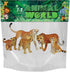 Gemini&Genius Jaguar Toys, Safari Animal Cheetah Toys, Leopard Family Playset Figures, Wildlife World Models, Birthday Cake Toppers or Gifts for K...