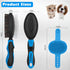 2PCS Dog Brush I Dog Brush for Shedding I Dog Bath Brush I Dog Brushes for Grooming I Double Sided Dog Hair Brush I Dog Brush For Short/Long Haire...