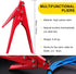Zip Tie Tool, Zhushan Cutting Tool Fastening Cable Tie Tool with Adjustable Tension to Fasten and Cut Nylon Cable Tie...