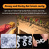 TITE 100 PCS Mini Plastic Gutter Hanging Hooks for Outdoor Christmas Lights, S Clips for Party, Birthday, Wedding Decoration(A)...
