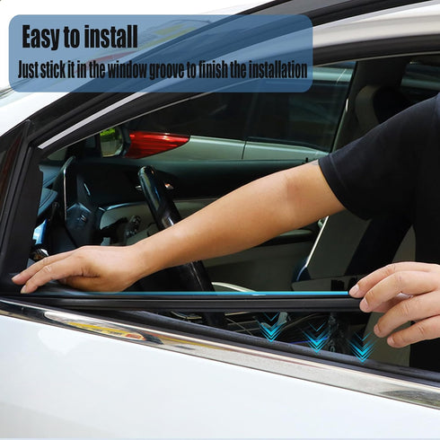 Side Window Wiper Premium All-Seasons Durable Stable And Quiet Rearview Mirror Windshield Wiper Universal Automotive Accessories (Sedan)...