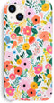 J.west iPhone 13 Case 6.1, Soft Shockproof Cute Floral Phone Protective Cover for Women, Garden Flower Pattern Design Slim Fit Anti-Scratch Phone ...