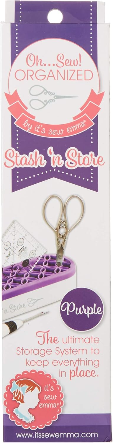 It's Sew Emma ISE736 OhSew Orgn Stash 'n Store Prpl, Varies...