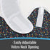 Duro-Med Mealtime Protector, Fancy Print Navy...