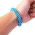 70Pcs Colorful Stretchy Keychain Bracelet Spiral Wristband Keychain for Outdoor, Gym...