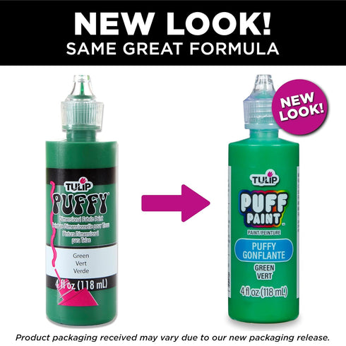 Tulip Puff Fabric Paint 3D, 4 fl oz, Green...