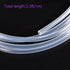DMiotech 1/16" ID 3/32" OD 3.3 Feet Clear Silicone Tube Industrial Silicone Tubing for Water Air Pump...