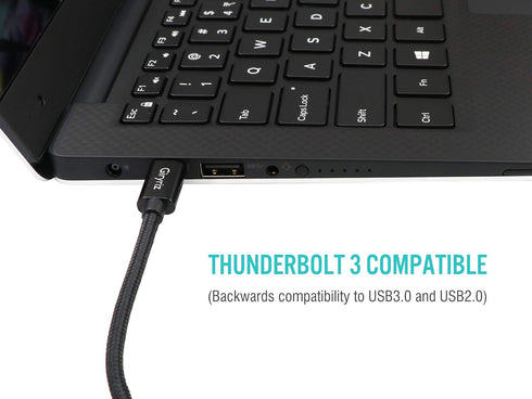 USB-C Male to USB3.1 Gen2 Female Adapter Cable, Type-C OTG Cable, Speed Up to 10Gbps (Black)...