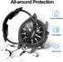 Case Compatible with Samsung Galaxy Watch 4 Classic 42mm 46mm Case Frame PC Protective Cover with Rotatable Bezel Ring for Galaxy Watch 4 Classic ...