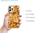 Vintage Flowers Case Compatible with iPhone 14 Pro, 60s 70s Yellow Brown Floral Case for iPhone 14 Pro, Trendy TPU Bumper Phone Case Cover...