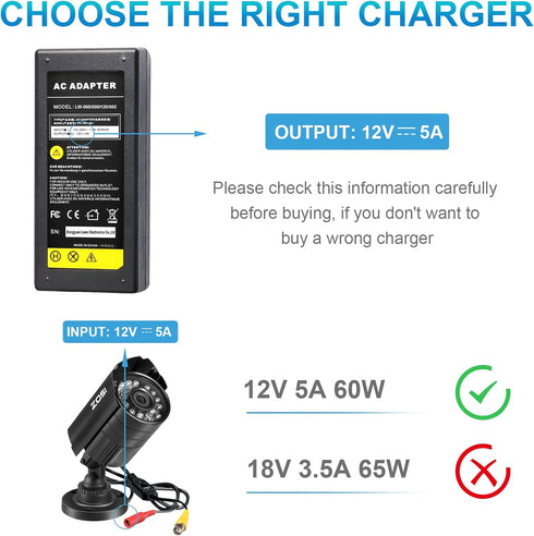 8-Way CCTV Camera Power Splitter-Security Camera Power Adapter-LED Driver Lighting Transformer DC Converter-Flexible LED Tape Strip Light AC DC Po...