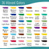 Oil Pastels 36 Colors Count Pastels Art Supplies, Soft Pastels, Oil Pastels for Kids and Artists, Oil Crayons...