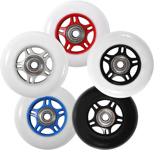 KAMIER Rip Stik 76mm Wheels Replacement for Razor RipStik Ripster Ripsurf Caster Board FlashRider RipRider PowerRider 360 Caster Trike Kids Scoote...