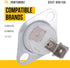 PartsBroz Upgraded DC47-00015A Thermal Fuse - Compatible With Samsung Kenmore Dryer Parts - Replaces AP4201892 PS4205212 - Lifetime Safety Thermostat for DVE55M9600W DVE60M9900V