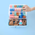 Flower River 11(in) Versatile Three-Layer Folding Organizer Box,Ideal for Art & Crafts,Toys,Sewing Supplies,Jewelry and Tools,Storage with Dual Tr...