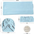 Baby Blankets,5PCS Security Blanket for Babies - Swaddle Adjustable Wearable Blanket, 5pcs Newborn Accessories Set with Hello World Wooden Birth A...