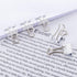 Small Binder Clips, 3/4 Inch (19mm) Binder Clips, 50 Pack Mini Binder Clips (White)...