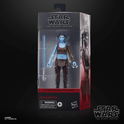 STAR WARS The Black Series Aayla Secura Toy 6-Inch-Scale Attack of The Clones Collectible Action Figure, Toys for Kids Ages 4 and Up...