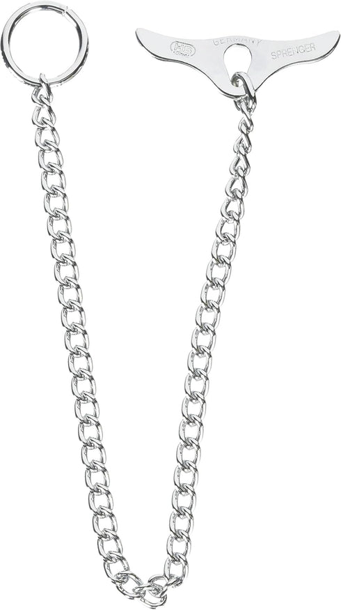 Herm Sprenger Chrome Plated Training Chain Collar with Toggle 13-14 Inches (35 cm), 2mm...