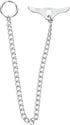 Herm Sprenger Chrome Plated Training Chain Collar with Toggle 13-14 Inches (35 cm), 2mm...