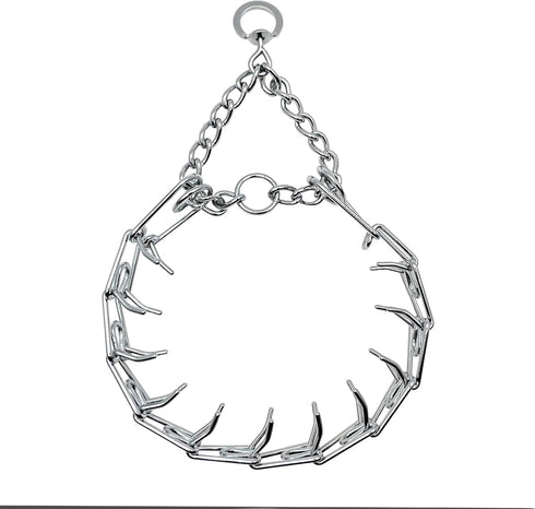 Silver No Pull Dog Collar,Prong Collar for Dogs. (XL)...
