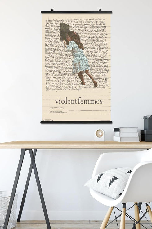 Trends International VIolent Femmes - Lyric Girl Tea Towel Wall Poster, 22.375" x 34", Premium Poster & Clip Bundle...
