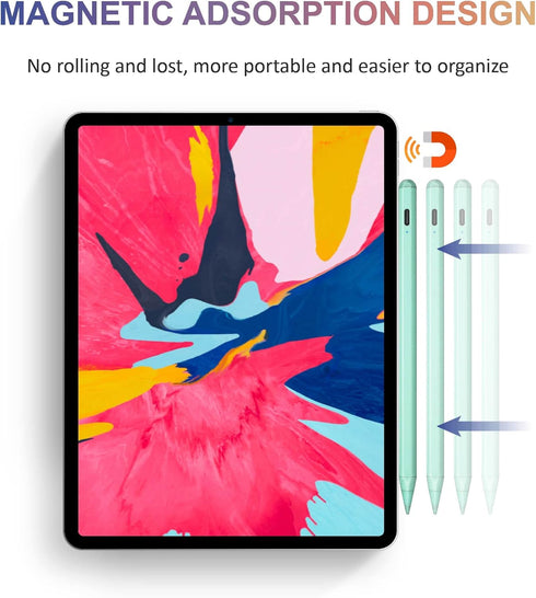 Stylus Pen for iPad, Active Pencil Compatible with ipad Pro 11/12.9 Inch 2018-2022, iPad 6/7/8/9th,iPad Mini 5/6th, iPad Air 4th/3rd, Palm Rejecti...