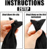 2 Pieces Men's Clip on Ties Black Ties for Men 20 Inches Pre Tied Neckties for Business Banquets, Parties, Weddings, School Uniforms...