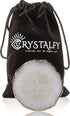 Grips by CRYSTALFY Clear Quartz Crystal Phone Grip & Phone Stand: Authentic Natural Gemstone Swappable Top, Expandable Collapsible Holder for Smar...