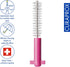 Curaprox CPS 08 Prime Refill Interdental Brushes, 8-Piece Refill Pack interdental brushes CPS 08 prime, 0.8 mm to 3.2 mm, Pink...