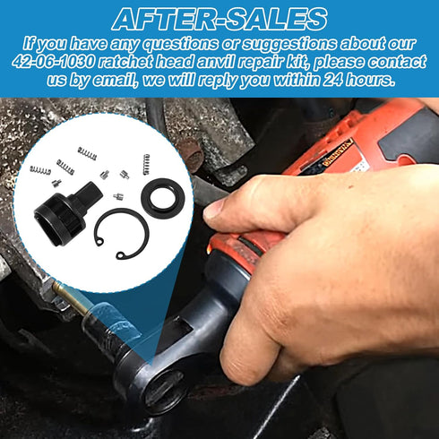 42-06-1030 M12 3/8" Ratchet Head Anvil Service Kit Fits for Milwaukee Ratchet 2457-20, 2457-21...